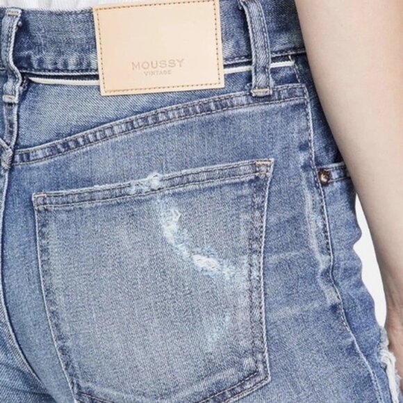 Moussy Vintage Women's Blue Hammond High Rise Skinny Jeans Pants Size 26 - Picture 3 of 11